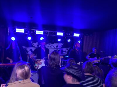 Music festival group charter day with live entertainment and shared travel